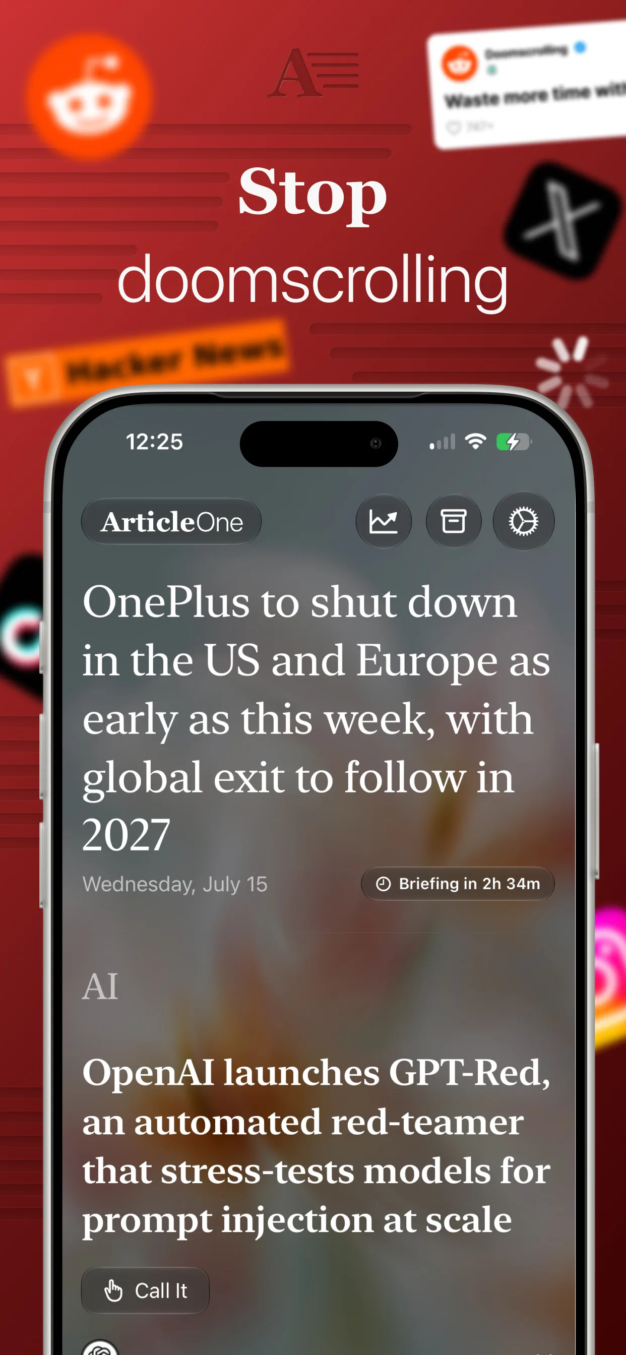 Article One — stop doomscrolling